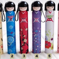 Jual Payung model Geisha Jepang BIRU Murah