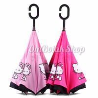 Jual Payung Terbalik Hello Kitty Karakter Sanrio. Reverse Inverted Umbrella Murah