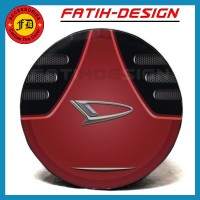 Jual Sarung Ban Cover Ban Serep Kulit Imitasi Terios Taruna Red Murah