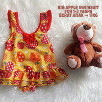 Jual PROMO Jual baju renang anak cewek (Big apple swimsuit) Murah