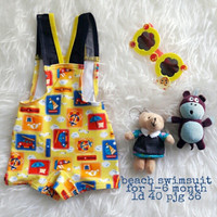Jual PROMO baju renang anak cowok (beach swimsuit) Murah