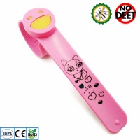 Jual Babygo Slap Mosquito Repellent Bracelet Pink (gelang Anti Nyamuk Anak) Murah