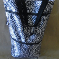 Jual gold/silver trolley bag shopping tas roda lipat foldable trolly keren Murah
