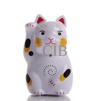 Jual Fortune Lucky Cat Infrared Sensor Welcome Electronic Doorbell - Promo Murah