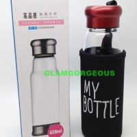 Jual 420ml My Bottle Gen 2 / Infused water / Botol Minum tempered Glass Murah