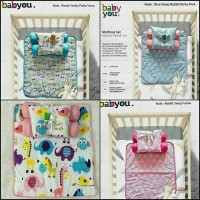 Jual Matras Perlak Baby You/ Bedding set guling bantal peang/Set kasur bayi Murah