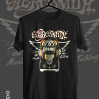 Jual Kaos Aerosmith Let The Music Jukebox - M-157 Murah