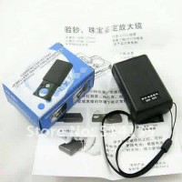 Jual kaca pembesar luv/ magnifier untuk batu akik/ permata dengan senter Murah