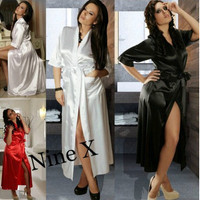 Jual Termurah Lingerie - Pijamas Satin Panjang Simple - PJM - 045 Murah
