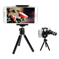 Jual Lensa Tele 8X Zoom + Tripod Mini Untuk Smartphone Murah