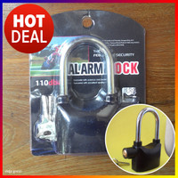 Jual PROMO Gembok Alarm Anti Maling Ring Panajang (Alarm Lock - Kunci Alarm Murah