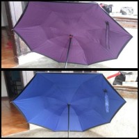 Jual NEW !! Payung Terbalik Kazbrella / Upside Down Umbrella Designed Japan Murah