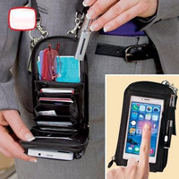 Jual Multifunction Touch Purse Tas Slempang Bag Cover Sarung Smartphone PDA Murah