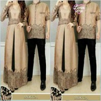 baju muslim pasangan terbaru couple sarimbit batik elegant elegan