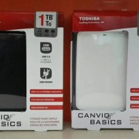 Jual TOSHIBA CANVIO BASIC 1TB USB 3.0 EXTERNAL HDD / 1 TB FREE SOFTCASE Murah