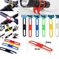 Jual Silicone Strap Bike Bracket Mount Holder Flashlight Senter Sepeda Murah