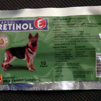 Jual Vitamin Anjing / Ekafarma Retinol E 10 kaps Murah