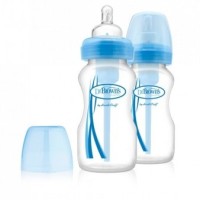 Jual 270ml isi 2 Dr brown browns Options Wide neck Bottle (PINK,BLUE) Murah
