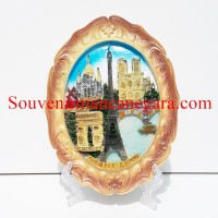 Jual SOUVENIR NEGARA PRANCIS PIRING PAJANGAN GAMBAR MENARA EIFFEL Murah