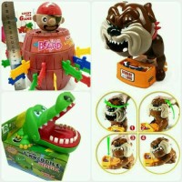 Jual 3in1 Beware Dog / Pirate Roulette / Crocodile Dentist Murah