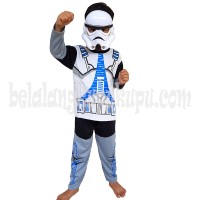 Jual Baju Anak Kostum Topeng Superhero Star Wars Stormtrooper Murah