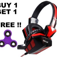 Jual Headset Gaming Rexus F22 Gaming Headset F-22 FREE SPINNER Murah