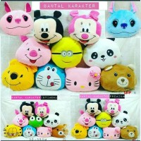 Jual bantal karakter doraemon hellokitty rilakuma garfield Murah