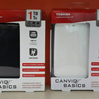Jual TOSHIBA CANVIO BASIC 1TB USB 3.0 EXTERNAL HDD / 1 TB FREE SOFTCASE Murah