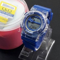 Jual Jam Tangan Q&Q Premium Lady's Warna Biru Water Resist Murah