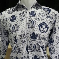 Jual Baju batik lengan panjang/seragam sekolah/size 14. Murah
