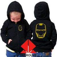 Jual Hoodie Zipper Anak Iron Man Murah