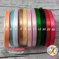 Jual Pita Satin 1/4 Inch / 0,6 cm per roll Murah