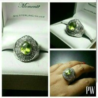 Jual Cincin Batu Akik Natural Peridot Murah