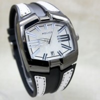 Ready 2 Pilihan Warna Jam Tangan Pria New Police 004 Tanggal On Rubber