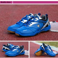 Jual Baru..!! Sepatu Badminton/Bulutangkis/Tennis KETA 115 Silver Blue Murah