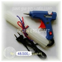 Jual Paket Glue Gun + Refill Lem Murah