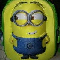 Jual Tas Ransel Anak 3D Minion Murah