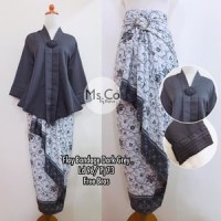Jual Atasan Kebaya Floy Kutu Baru Bandage black Murah