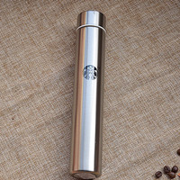 Jual SALE Termos botol minum Starbucks slim stainless steel 300ml korean st Murah