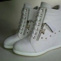 Jual Sepatu Wanita Sneaker Wedges Red Trendy Murah
