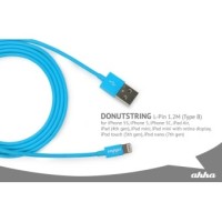Jual Ahha Donuts String Lightning Cable Iphone Blue Murah