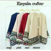 Jual batik tassel boho vintage outer cardigan kimono cardy cardi pompom pom Murah