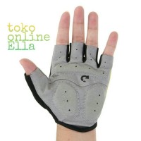 Jual Sarung tangan sepeda - tipe setengah jari. Half finger cycling gloves. Murah