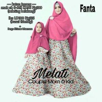 Jual Baju Couple Muslim Ibu Anak Resmi Import Murah GU- CP Syari Melati Or Murah