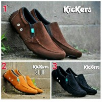 Jual sepatu casual pria sepatu Kickers slop simple suede Murah
