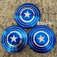 Jual SALE Fidget Spinner Captain America Blue Murah