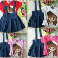 Jual Overall girl topi Murah
