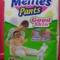 Jual popok bayi merries pants good skin size M isi 34 Murah