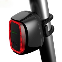 Jual Meilan X6 Lampu Sepeda Rechargeable Bicycle Smart Taillight - Black Murah