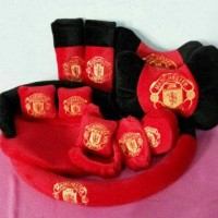 Jual Bantal Mobil 9 in 1 / Car Seat Set Bola MU Murah